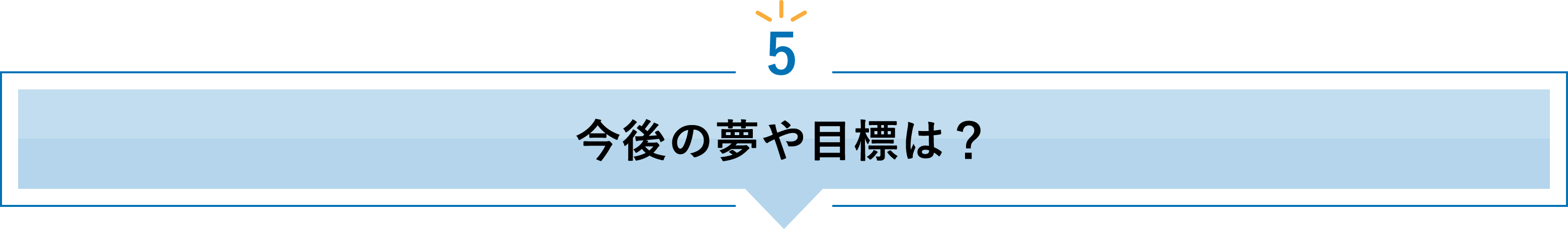 5 今後の夢や目標は？